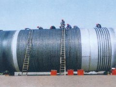 现场制作320m3发酵罐
